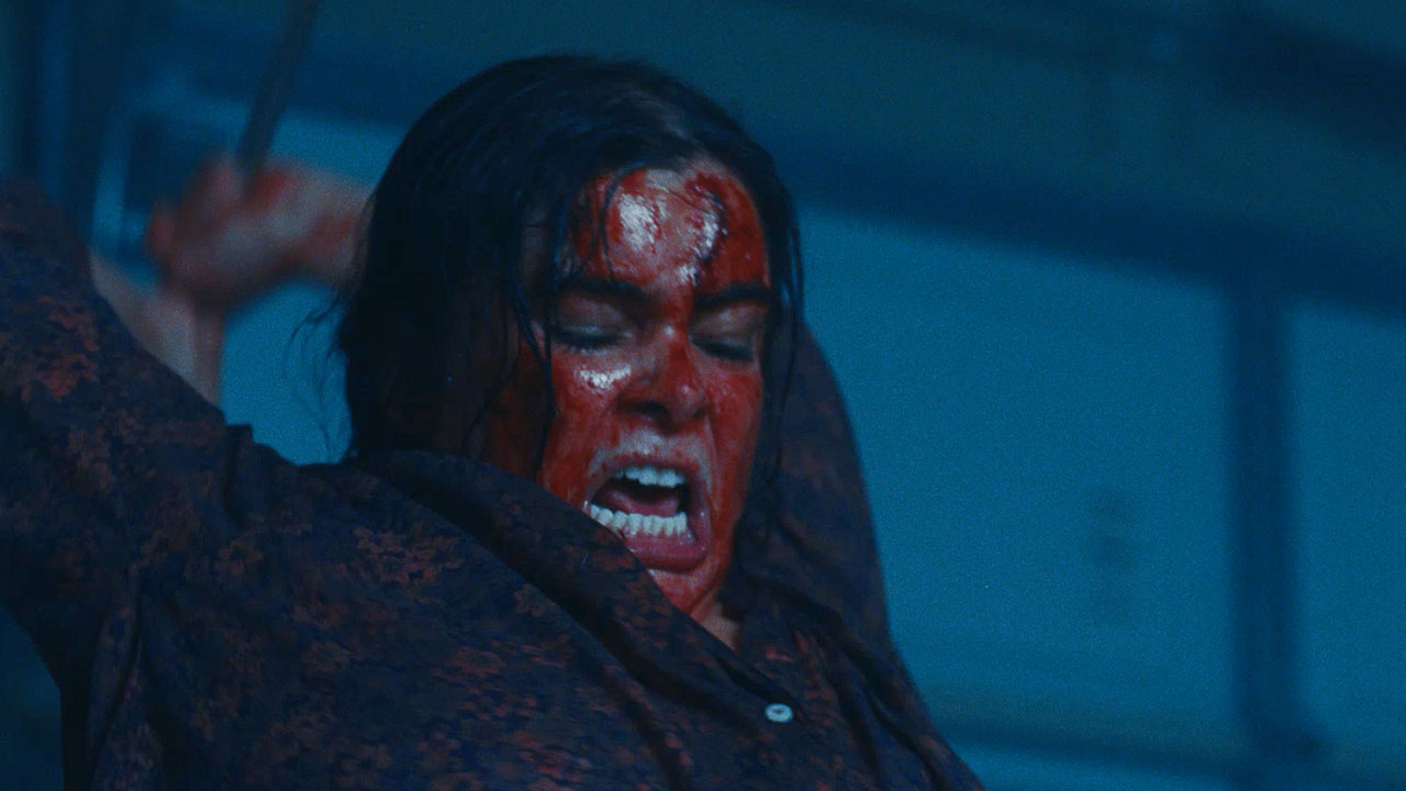Barbie Ferreira covered in Blood in the 'Faces of Death' trailer, exploring snuff legacy