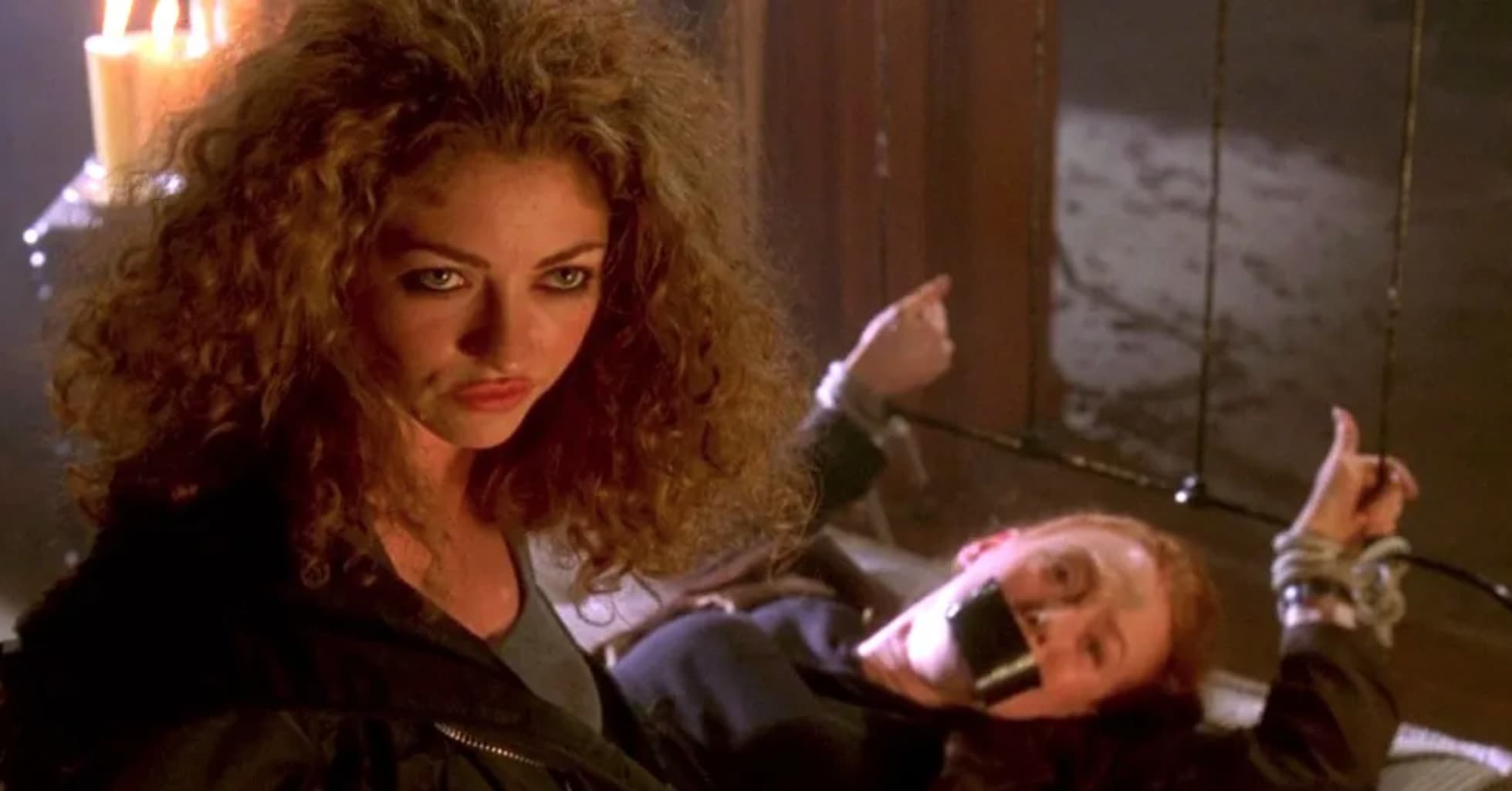 Rebecca Gayheart channels femme fatale energy in the first Jamie Blanks' slashers, Urban Legend