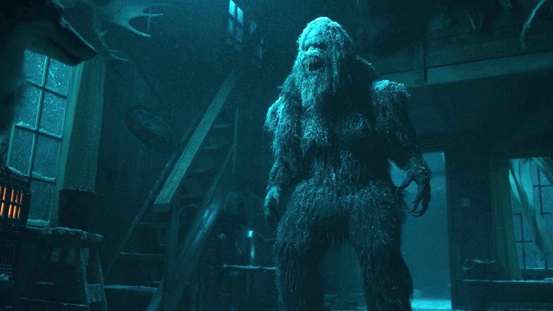 Yeti in Quibi anthology series 50 States of Fright "Scared Stiff" episode