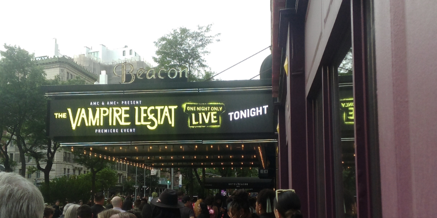 Beacon Theatre's The Vampire Lestat Marquee The Vampire Lestat Concert