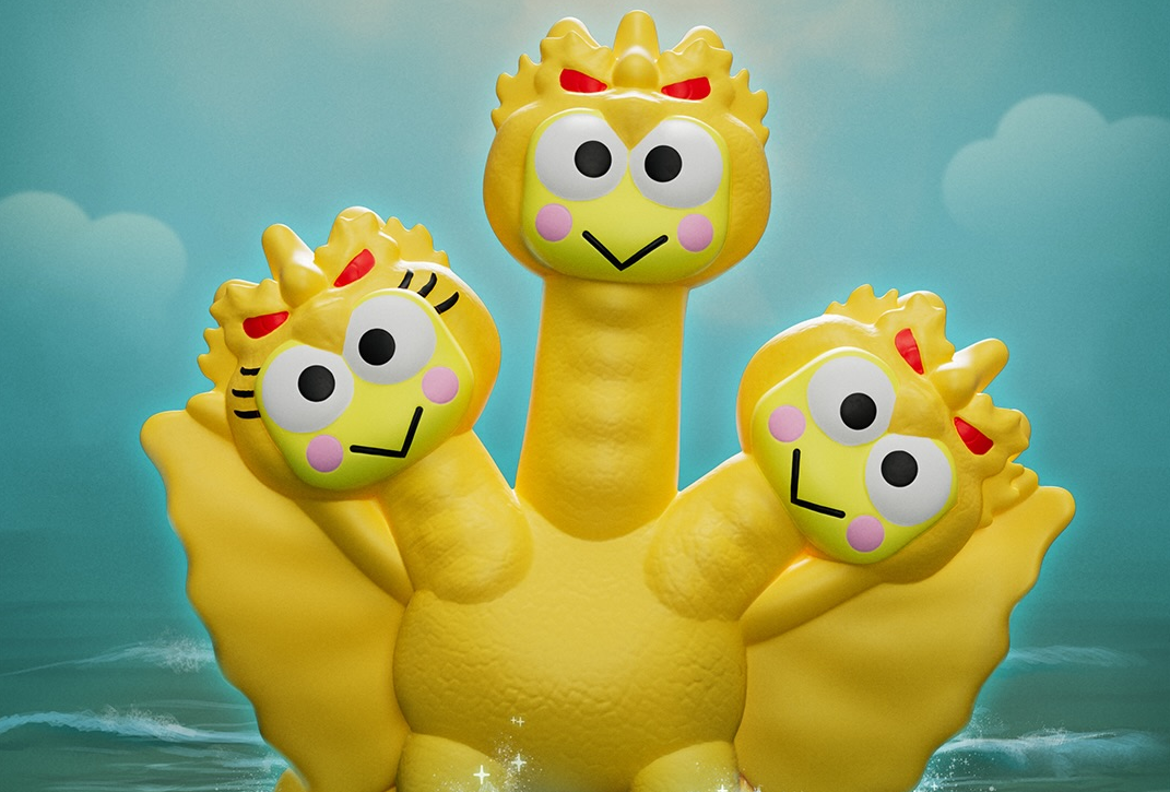 The Godzilla x Hello Kitty Happy Meal from McDonald's Is Now